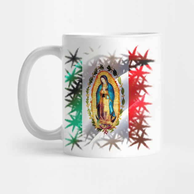 Our Lady of Guadalupe Mexican Virgin Mary Mexican Flag Mexico Catholic by hispanicworld